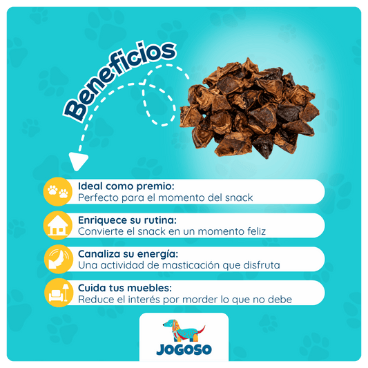 Bofe de Res Deshidratado para Perros