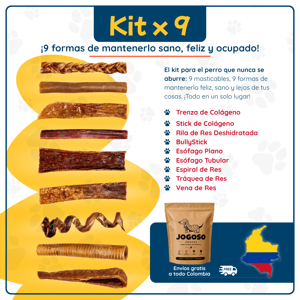 Combo de 9 Masticables Variados