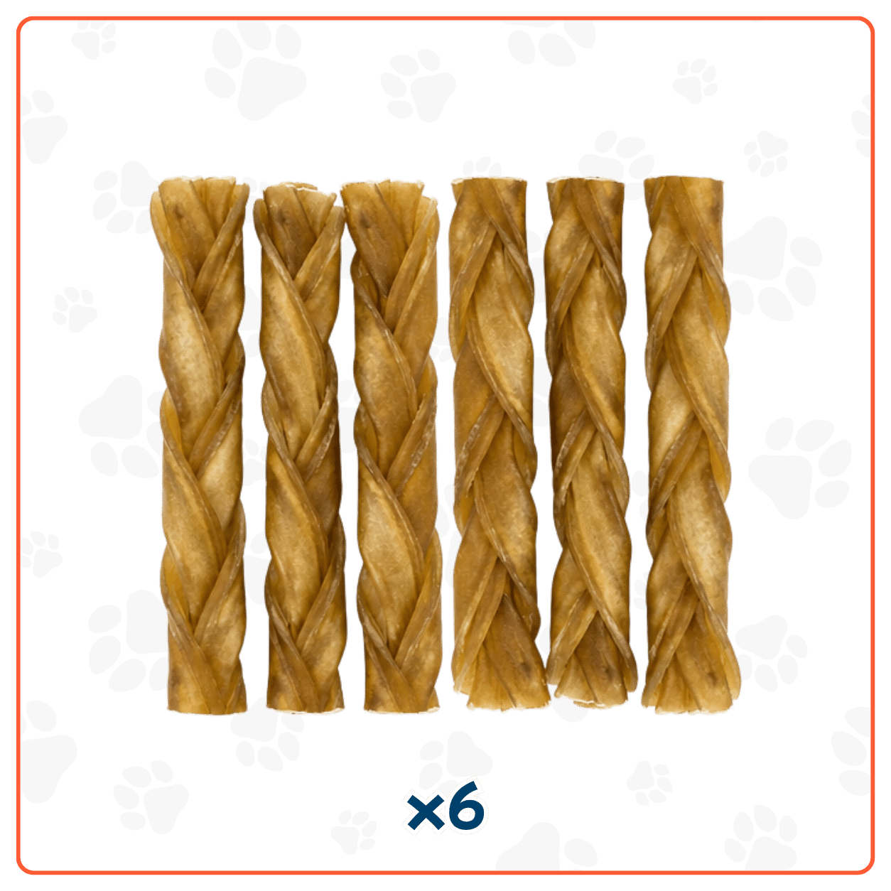 Trenza de Colágeno Natural para Perros