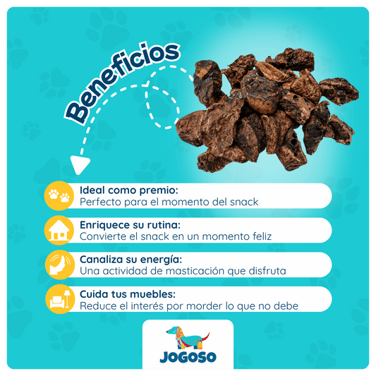 Bofe de Res Deshidratado para Perros