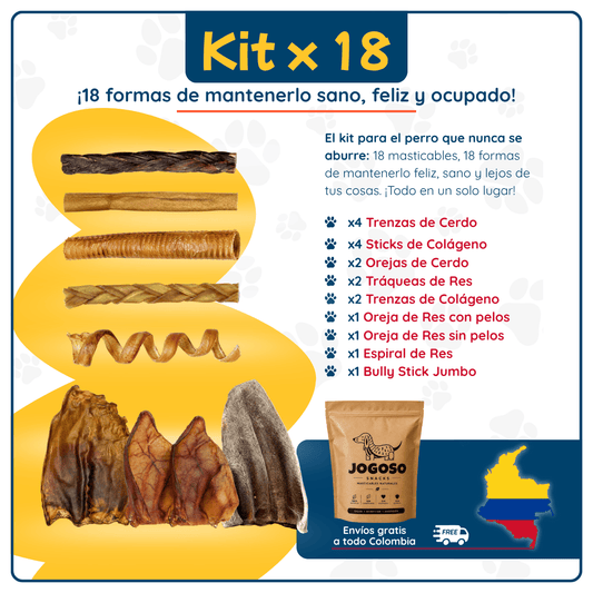 Combo de 18 Masticables Variados