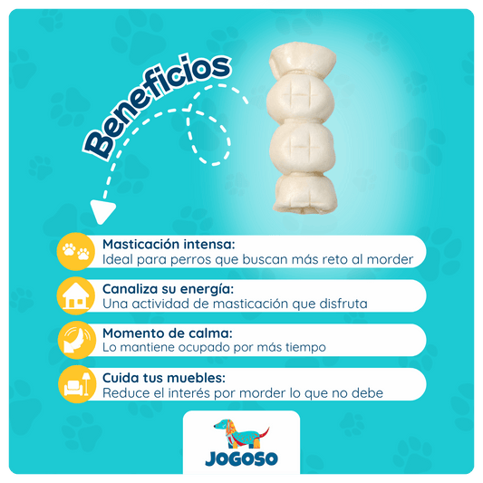 Rollo de Cachete de Res 6" para Perros