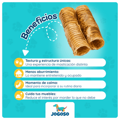 Tráquea de Res XL para Perros
