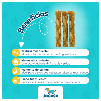 Trenza de Colágeno Natural para Perros