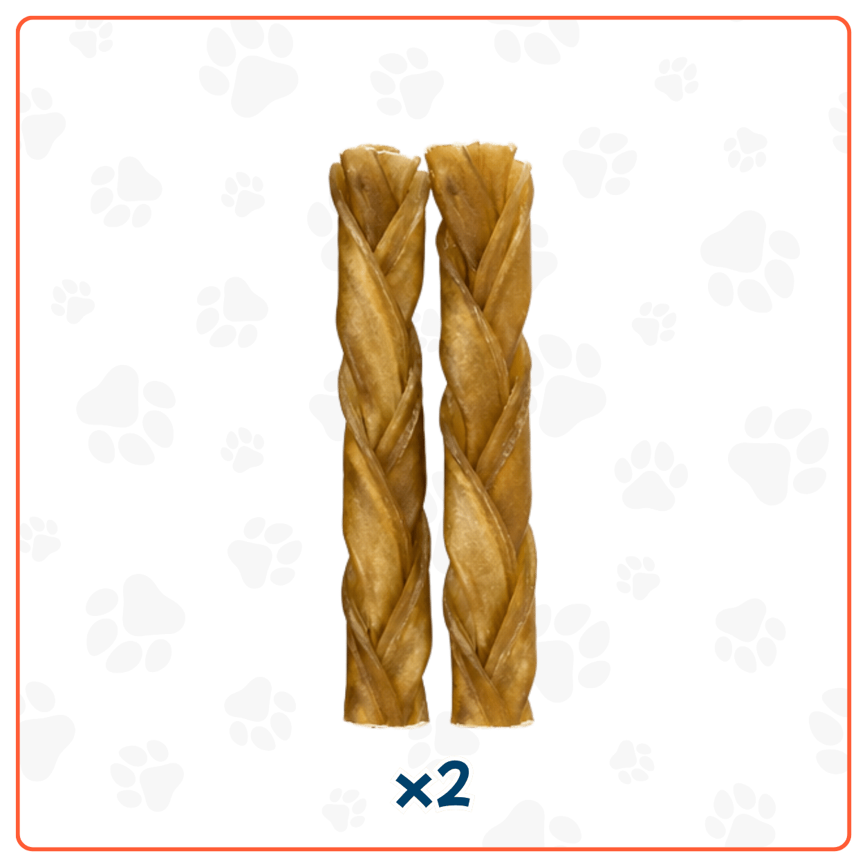 Trenza de Colágeno Natural para Perros