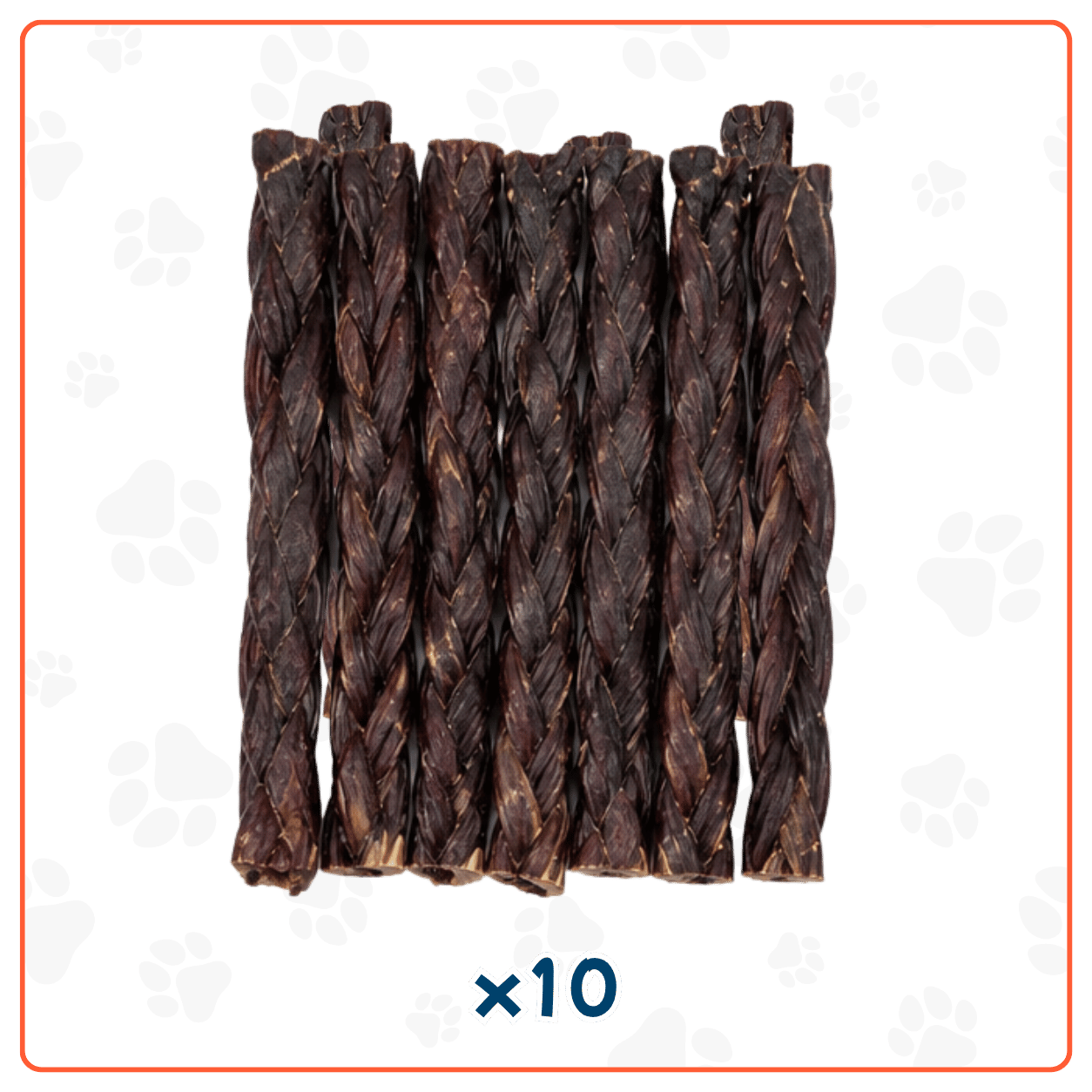 Trenza de Viril de Cerdo 6" para Perros
