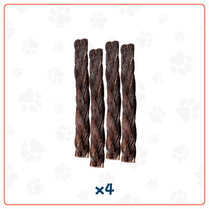 Trenza de Viril de Cerdo 6" para Perros