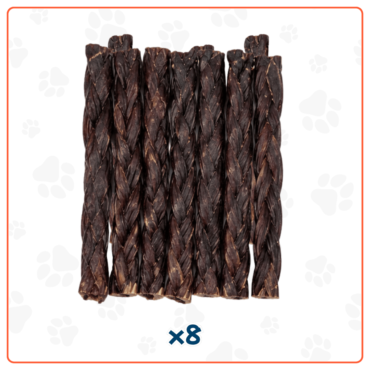 Trenza de Viril de Cerdo 6" para Perros