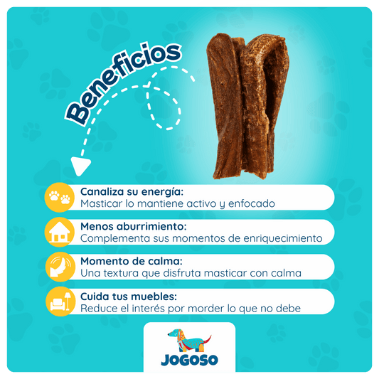 Vena de Res Natural 6" para Perros